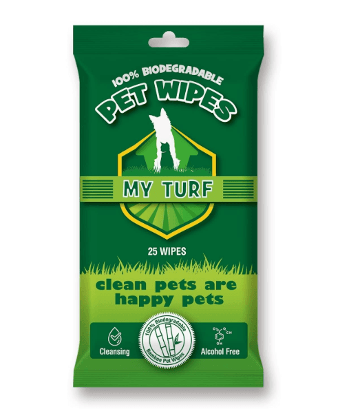 My Turf Bio Pet Wipes, Bamboo Fiber