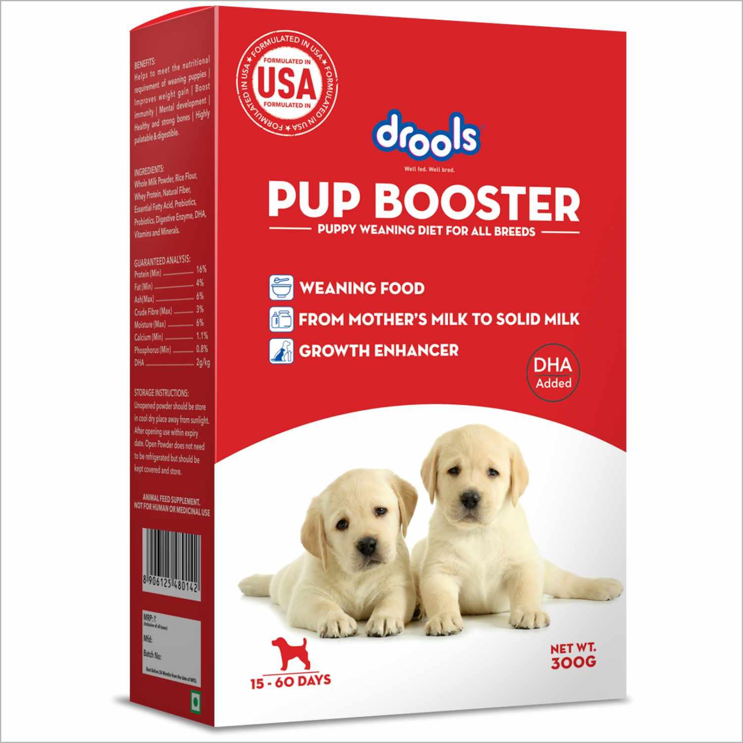 Puppy Booster, Puppy Weaning Diet For All Breeds, 300g