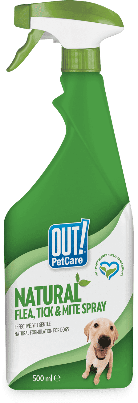 OUT! Natural Flea & Tick Spray- 500ml