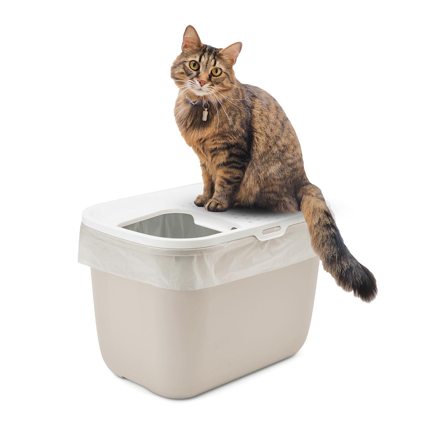 Hop In Modern Cat Litter Tray (Mocca)