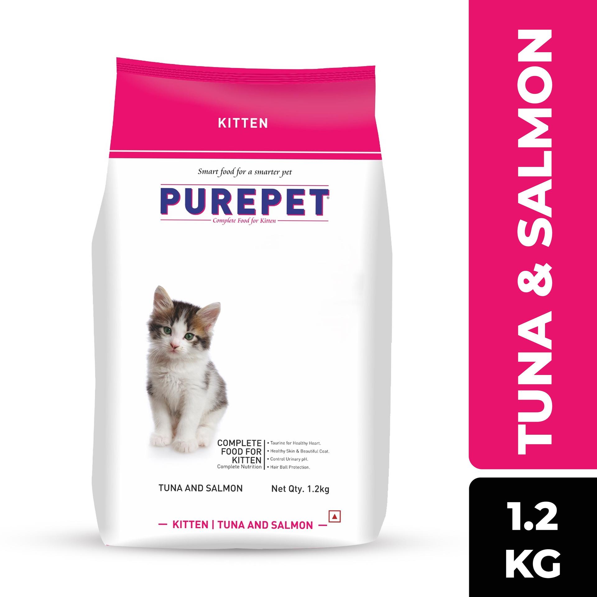 Kitten Tuna and Salmon Dry Cat Food 1.2kg