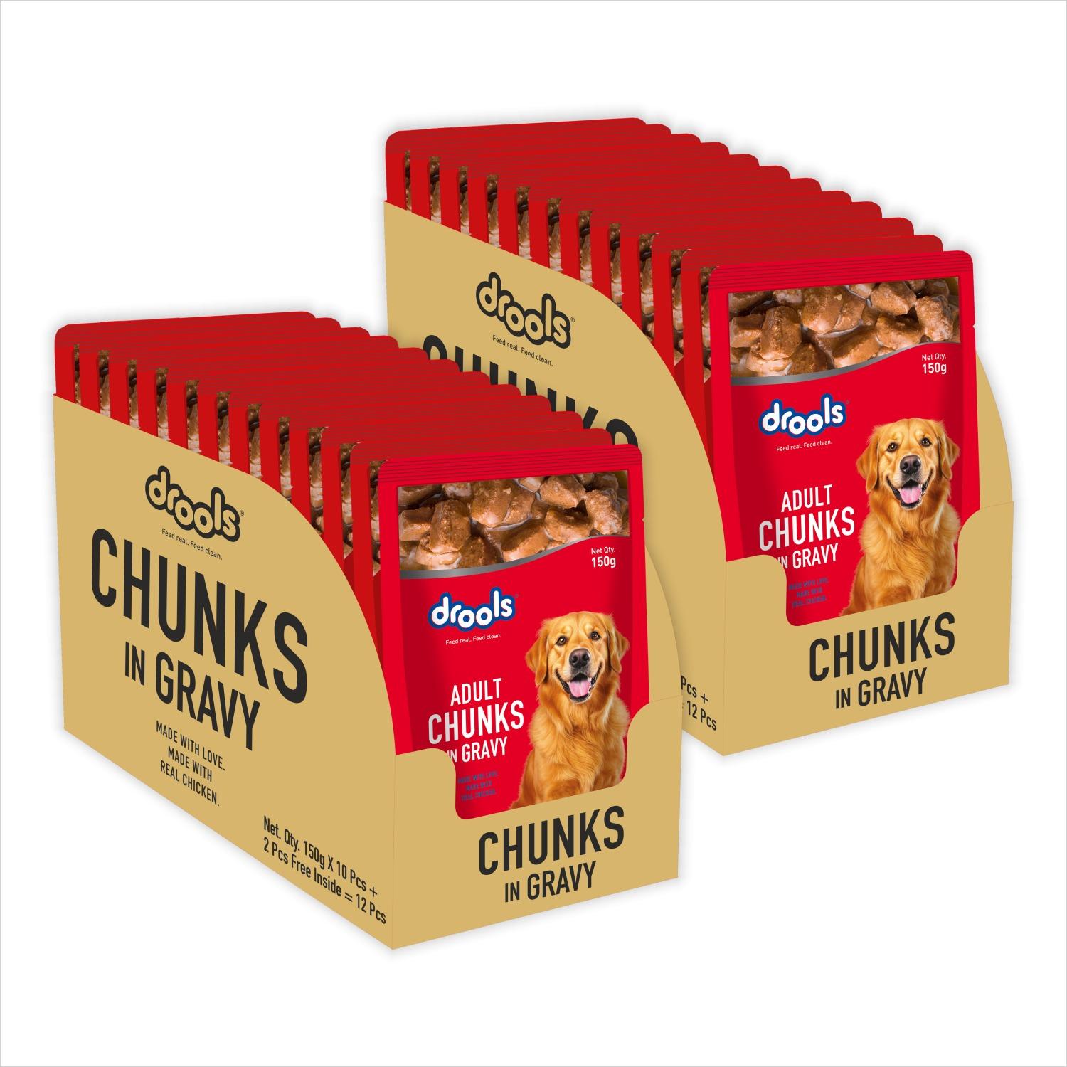 Adult Chicken Chunks Gravy 150g
