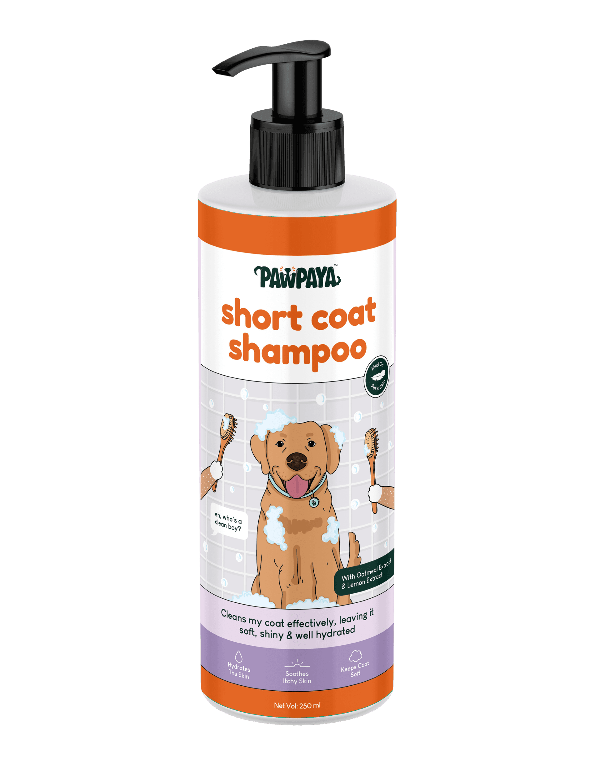 Pawpaya Short Coat Shampoo - 250 ml