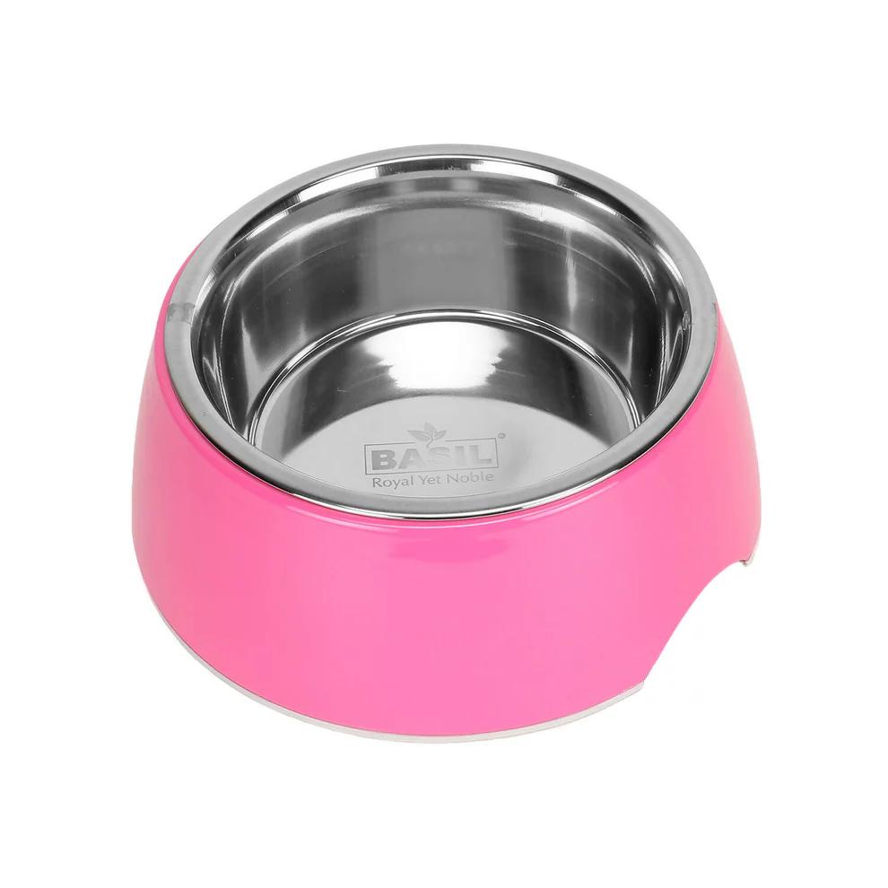 Basil Melamine Solid Bowl Pink 