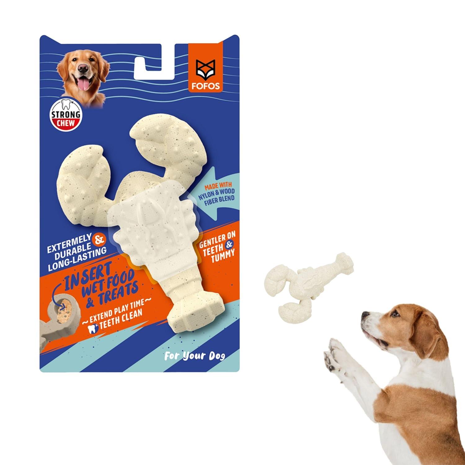 Fofos Lobster Durable Chew Toy for Dogs