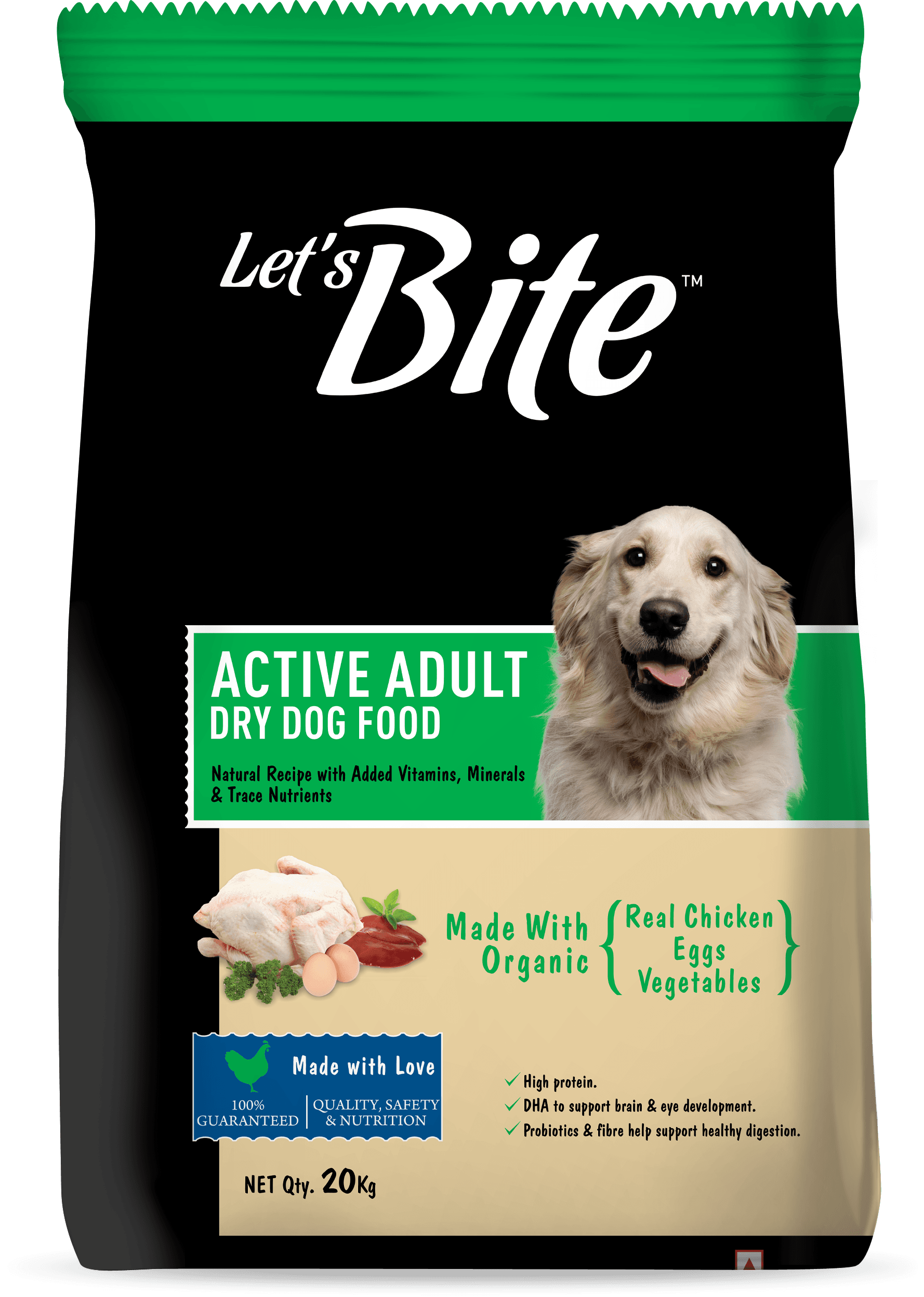 Active Adult Chicken & Veg Dog Food  20KG.