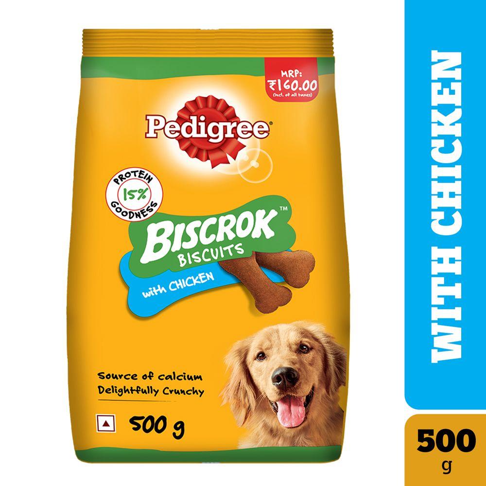 Pedigree Chicken Flavour Biscrok Biscuits Dog Treats (Above 4 months)