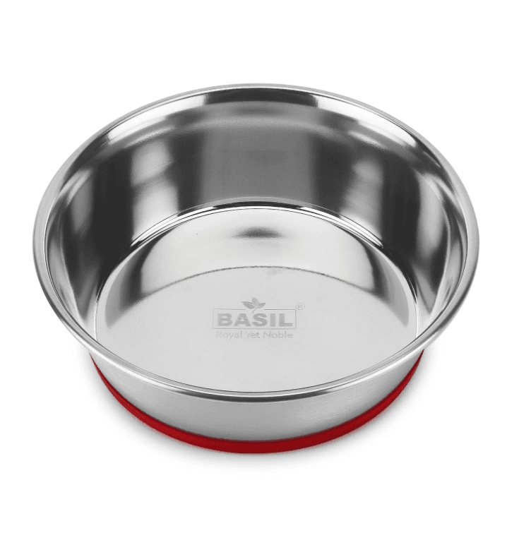 Basil Heavy Dish Anti Skid Steel Bowls