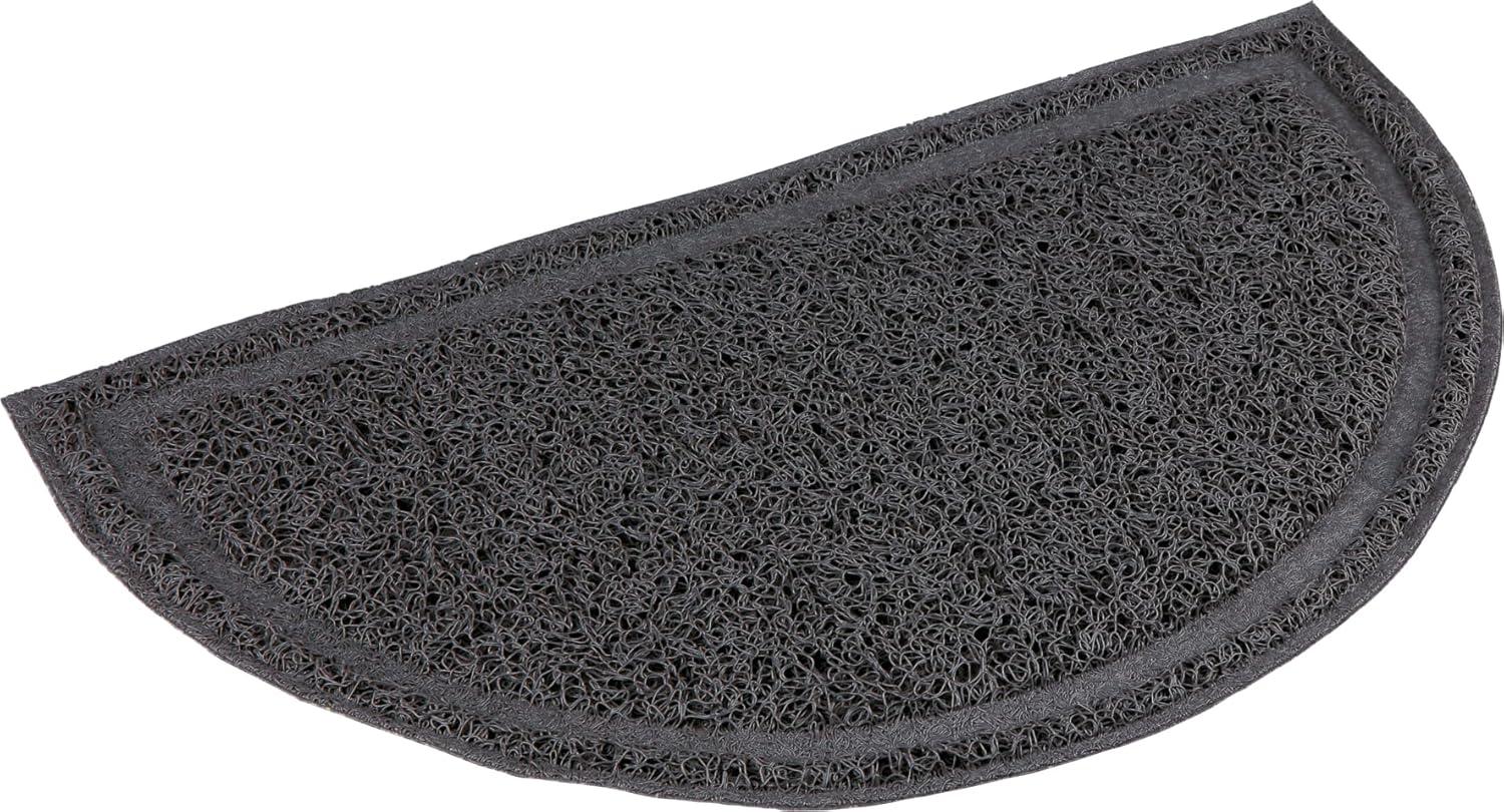 Cat Litter Tray Mat, Semi-Circular, PVC