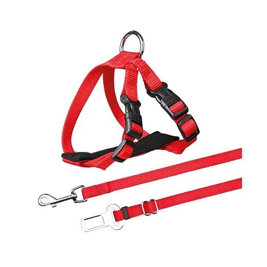 Car Cat Harness ( Red) 