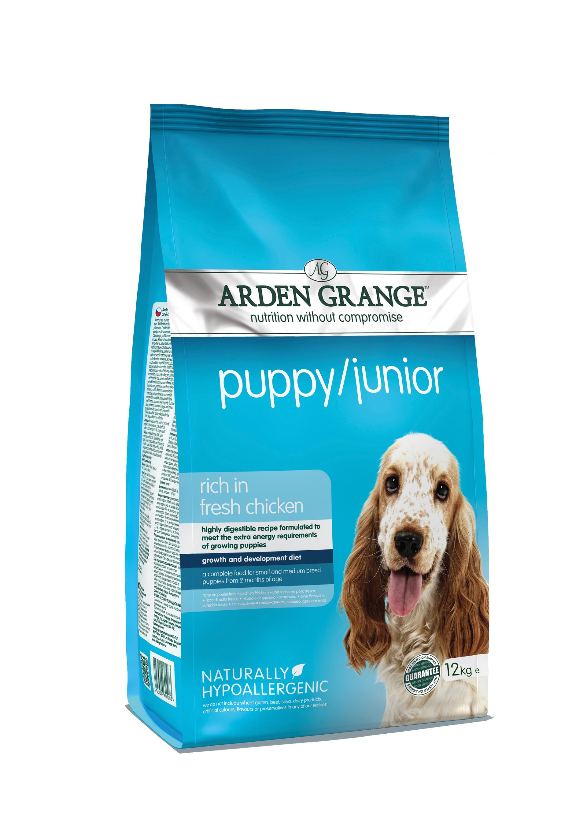 Arden Grange Dry Dog Food Puppy Junior 2-kg