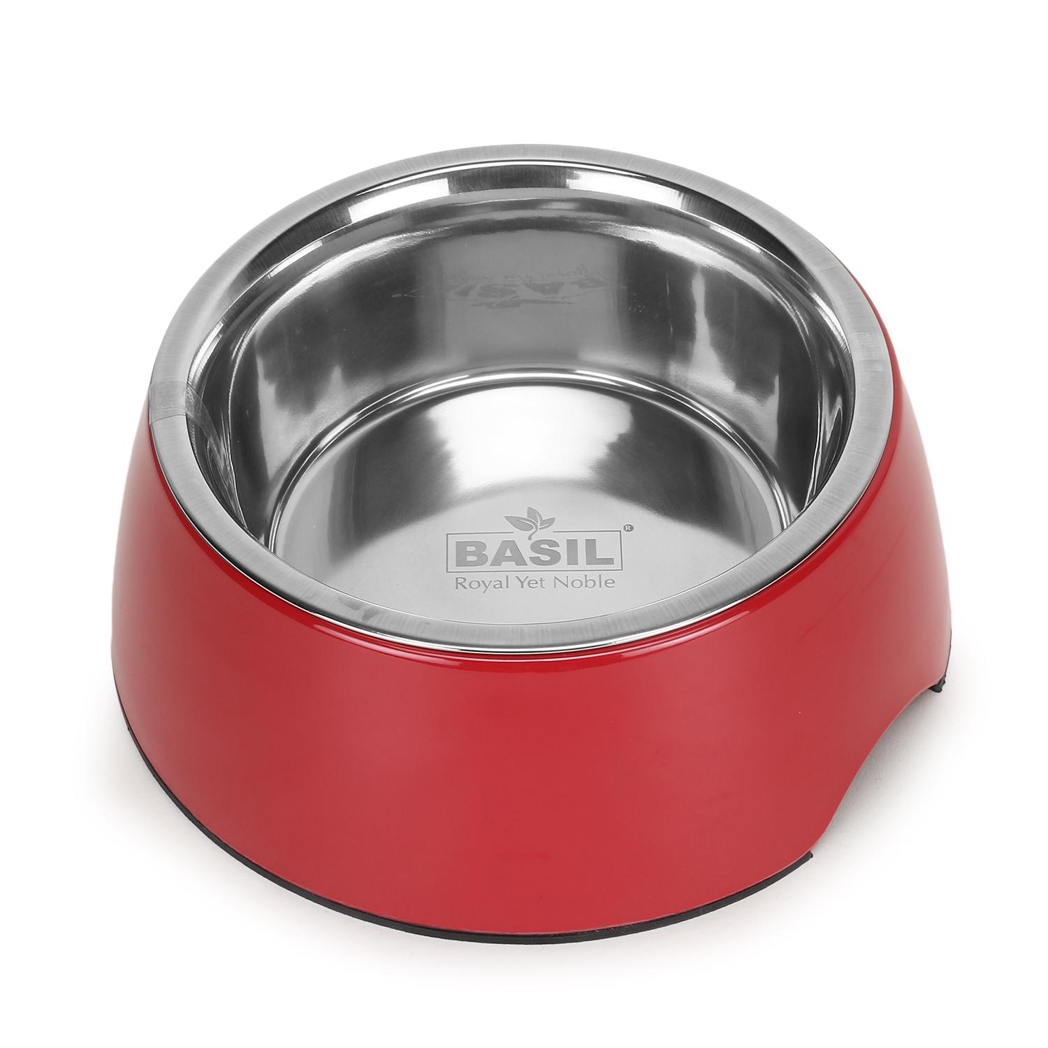Basil Melamine Solid Bowl Red 