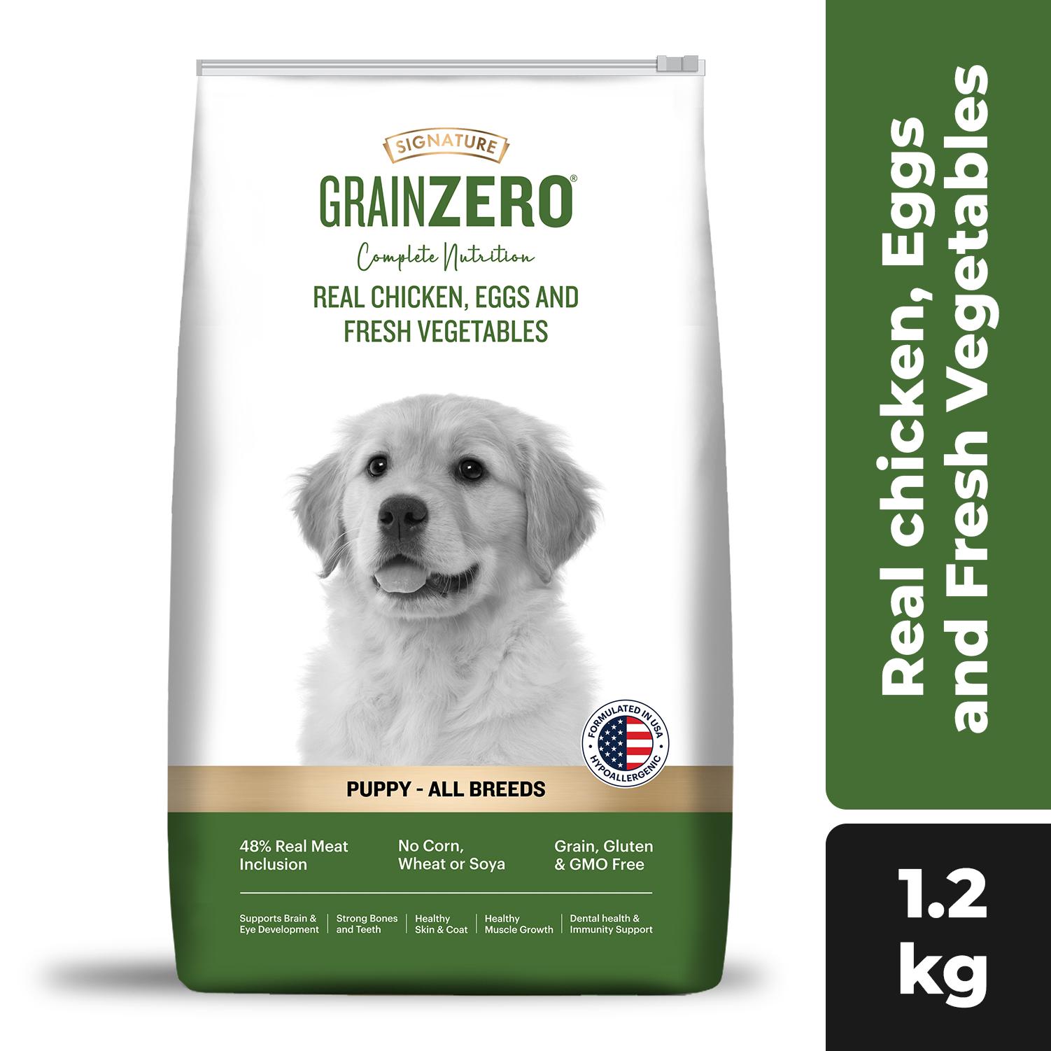 Real Chicken, Eggs, Fresh Vegetables Puppy Dog Food