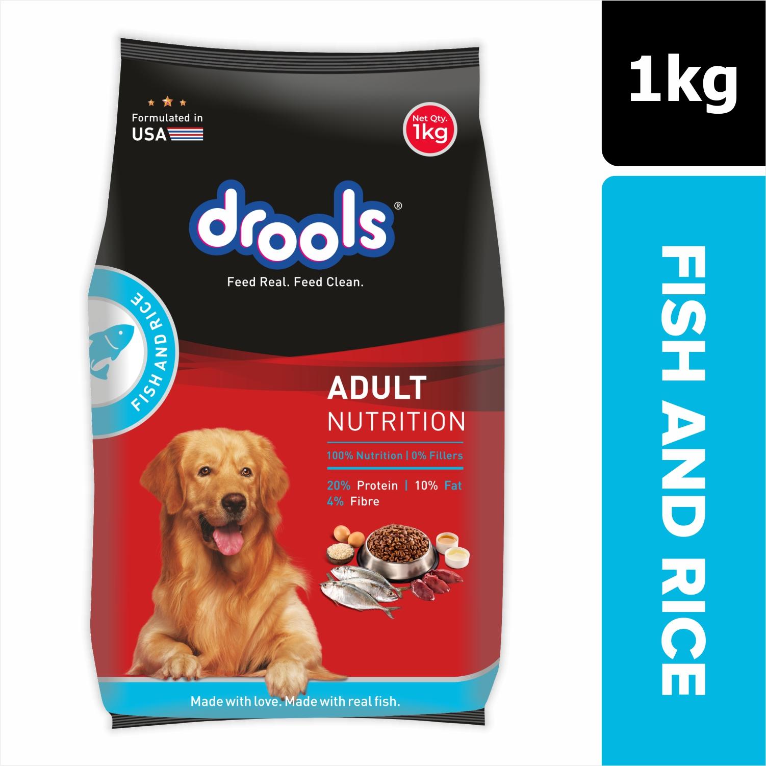Fish and Rice Adult Dry Dog Food 1kg
