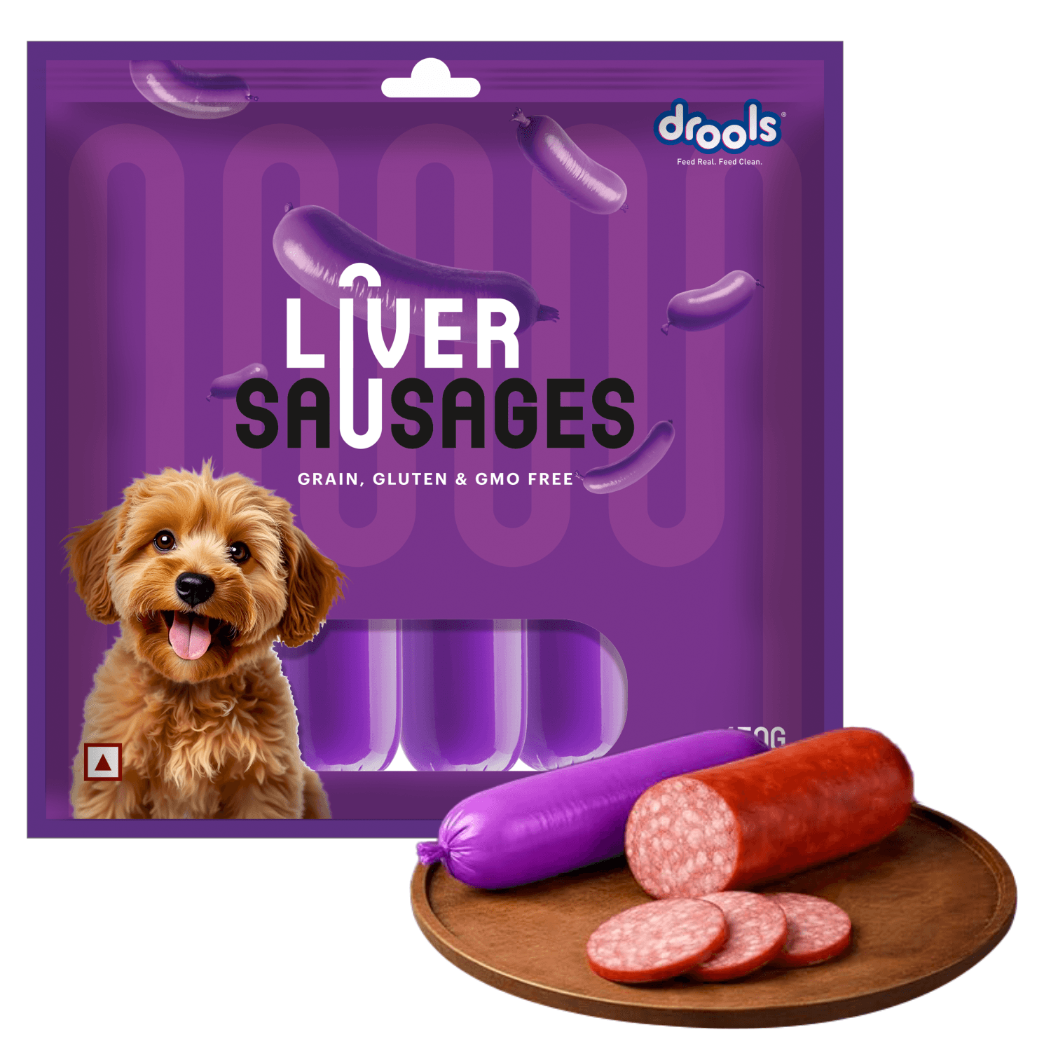 Drools Liver Sausages Dog Treat, 450g
