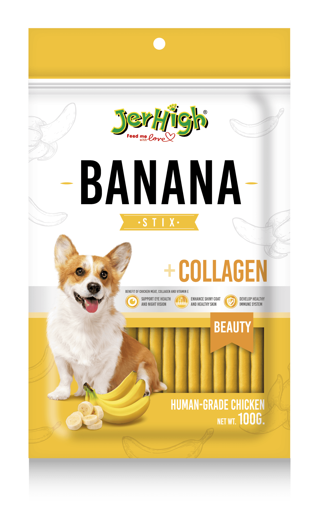 Banana Flavour Dog Treats