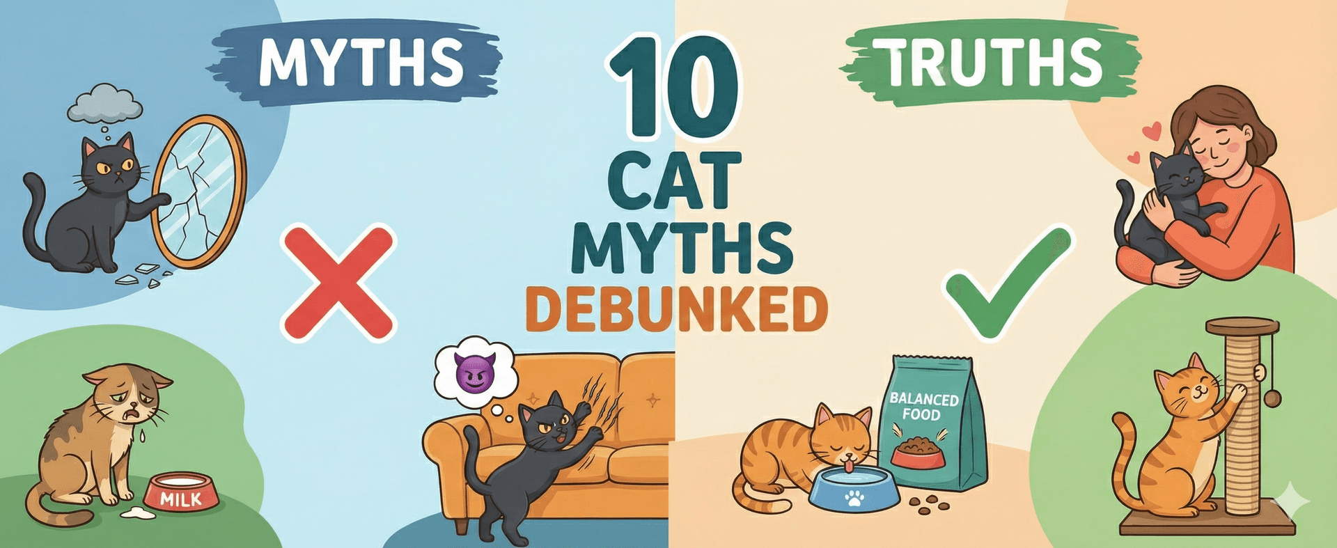 10 Myths Cat Parents Get Wrong and the Truth Behind Them