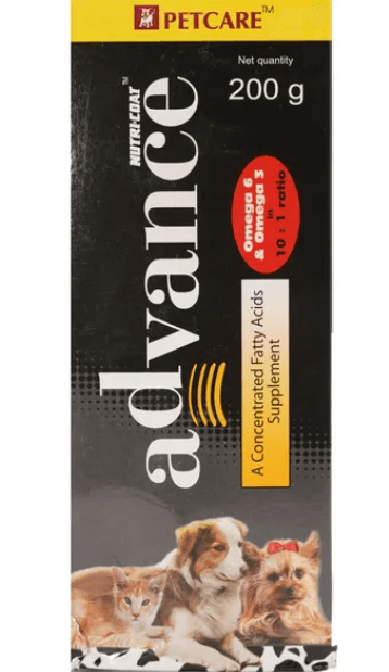 Petcare Nutricoat Advance Omega 3 + 6 Syrup for Dogs and Cats