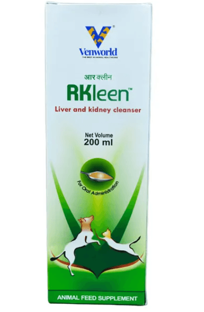 Venkys RKleen Syrup Liver & Kidney Support for Dogs & Cats (200ml)