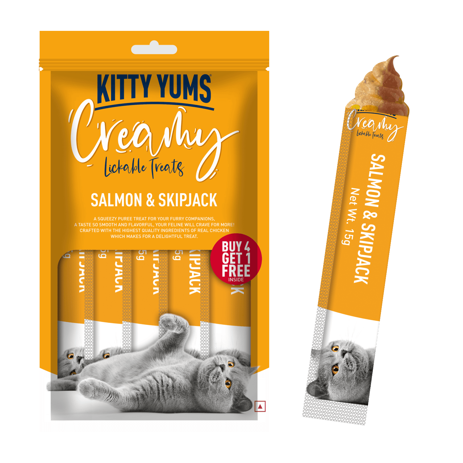 Creamy Treats Salmon&Skipjack