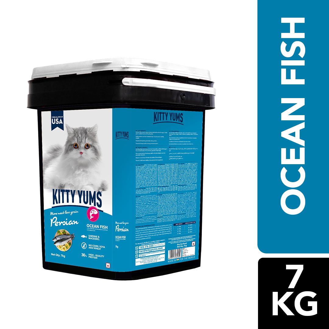 Persian Dry Cat Food Inside Container 7kg