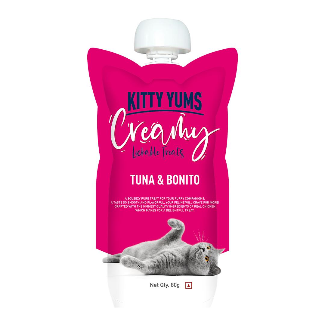 Creamy lickable Tuna & Bonito (80g x12) ,960g