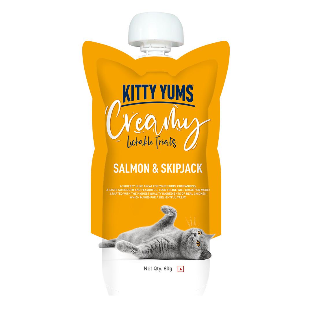 Creamy lickable Salmon&Skipjack (80g x12) ,960g
