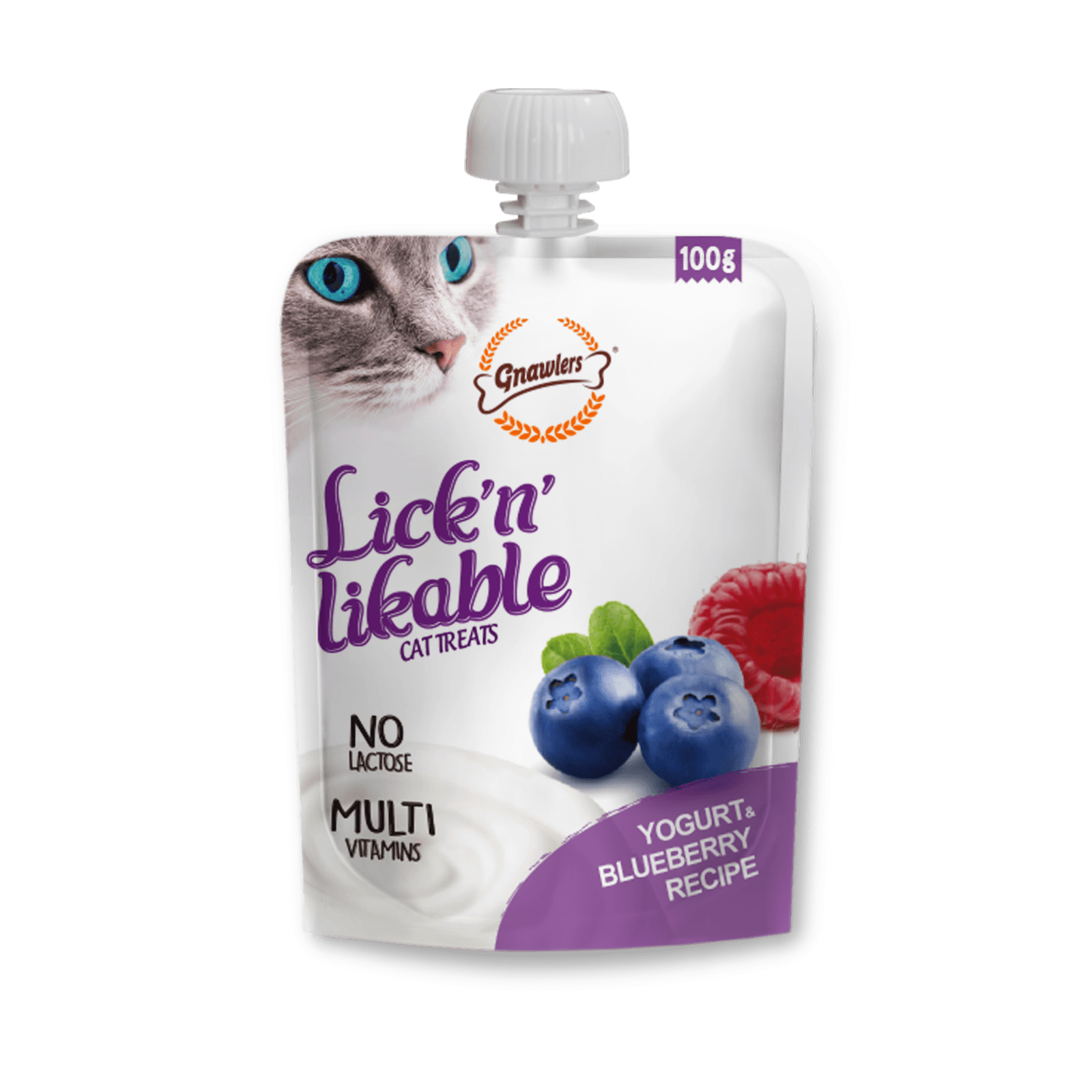 Lickable Treats Yogurt Blueberry Recipe 100g