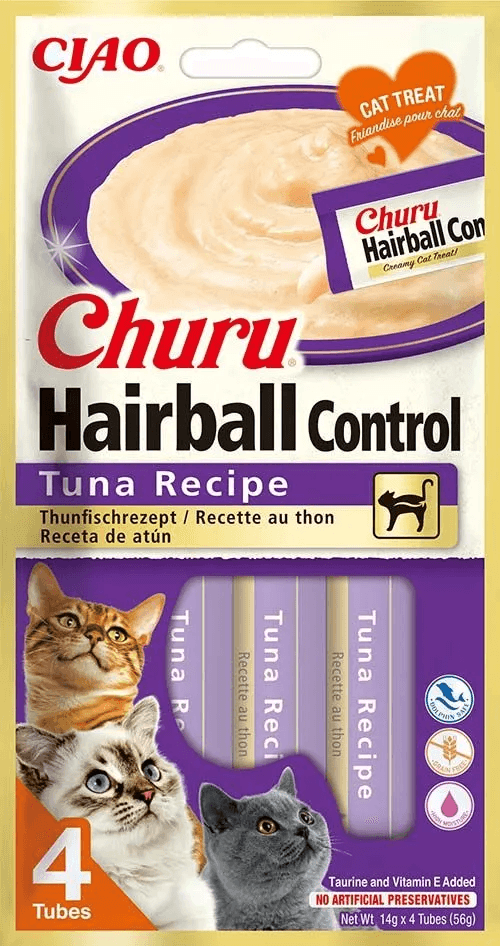 Inaba Churu For Hairball Tuna (Pack of 6)
