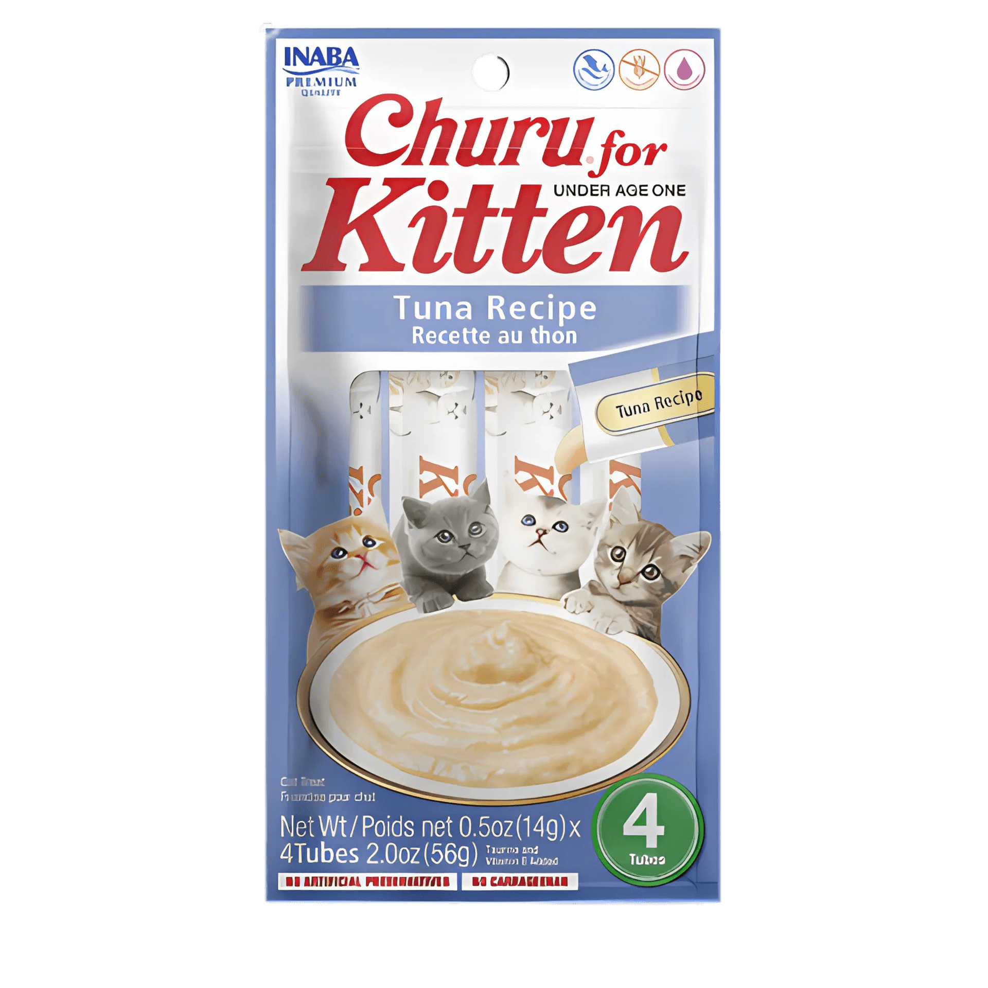 Inaba Churu For Kitten Tuna Recipe (Pack of 6)