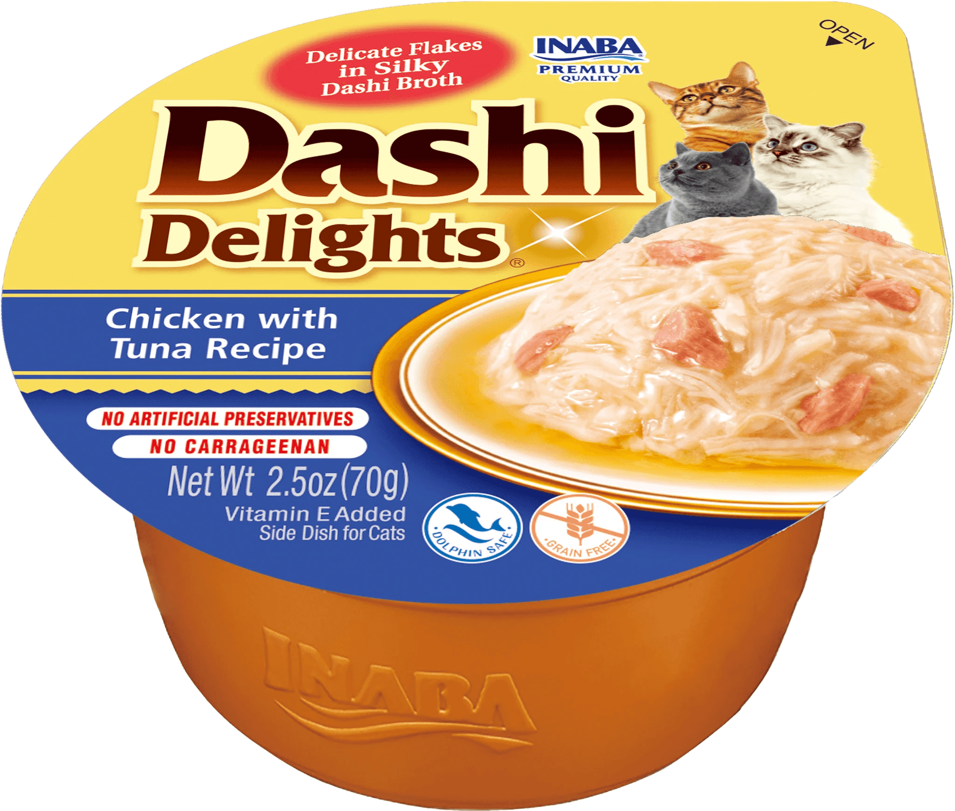 Inaba Dashi Delights Chicken with Tuna Recipe (Pack of 6)