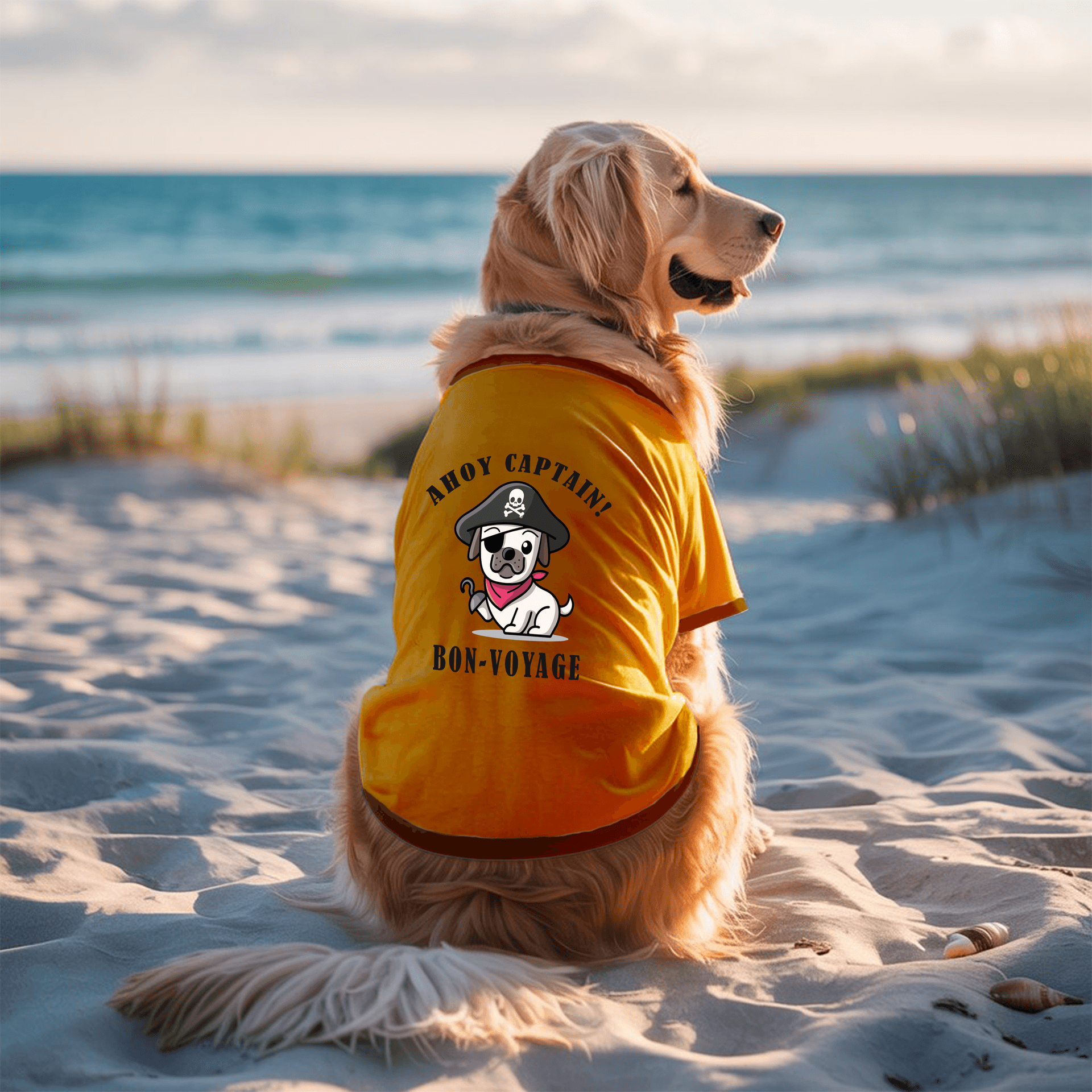 CHEEKu BON VOYAGE Dog Tshirt