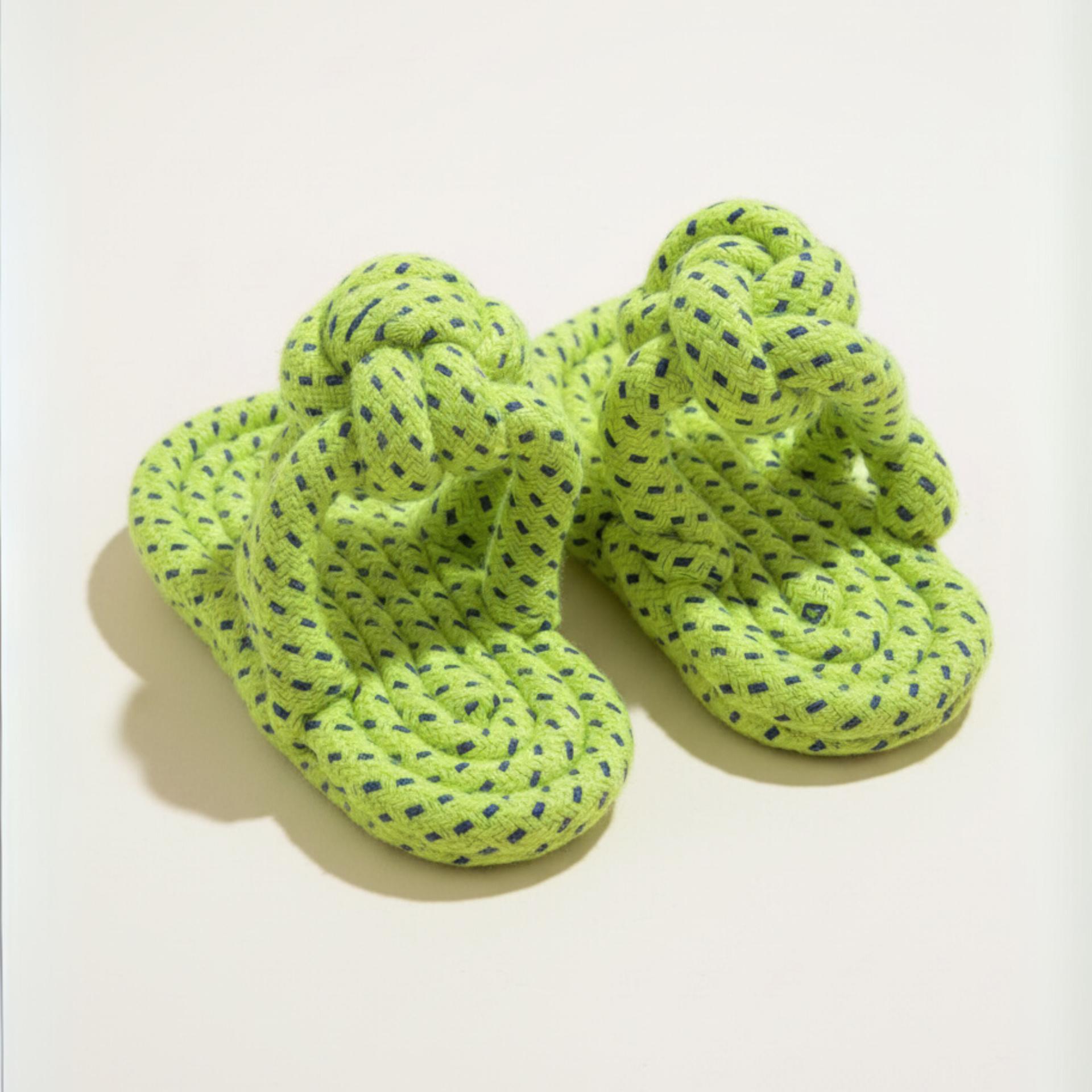 CHEEKu ROPE TOY SLIPPERS