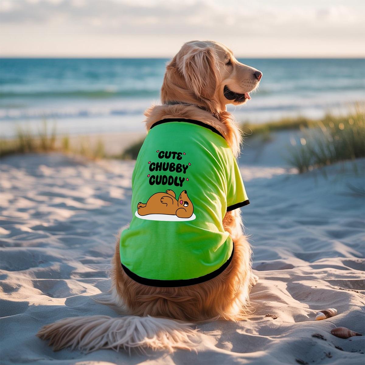 Cute, Chubby, Cudly - Ultra Soft 100% Cotton Graphic Tshirt