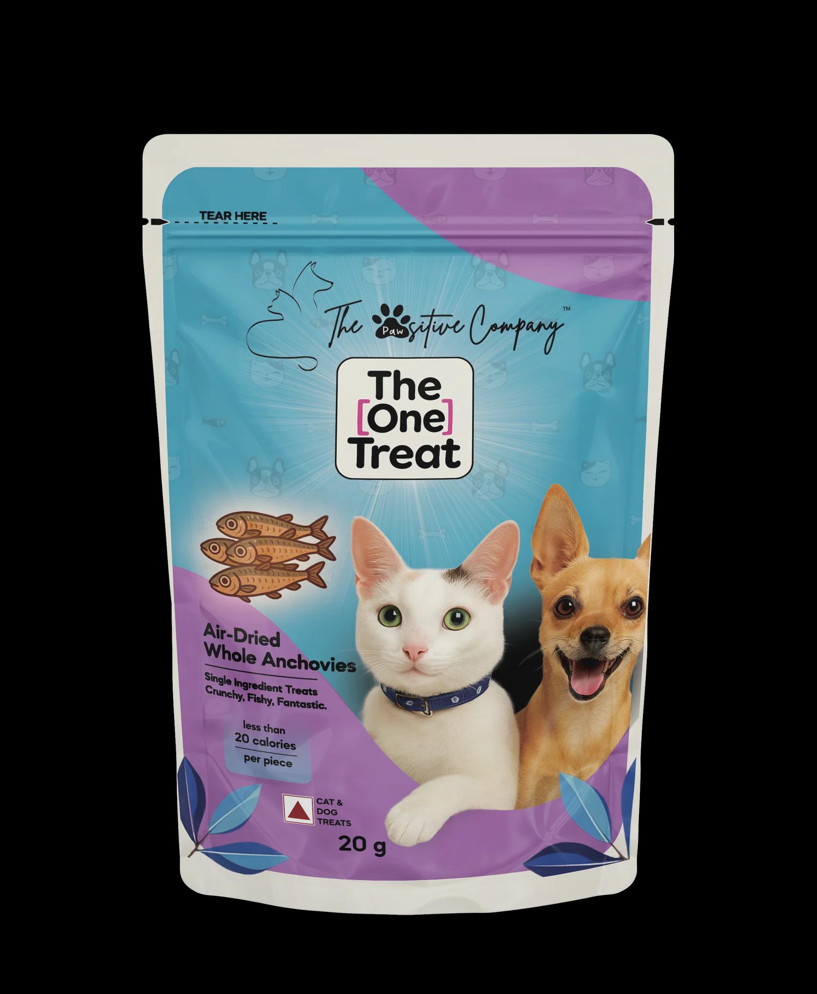 The One Treat - Air Dried Whole Anchovies - 20g