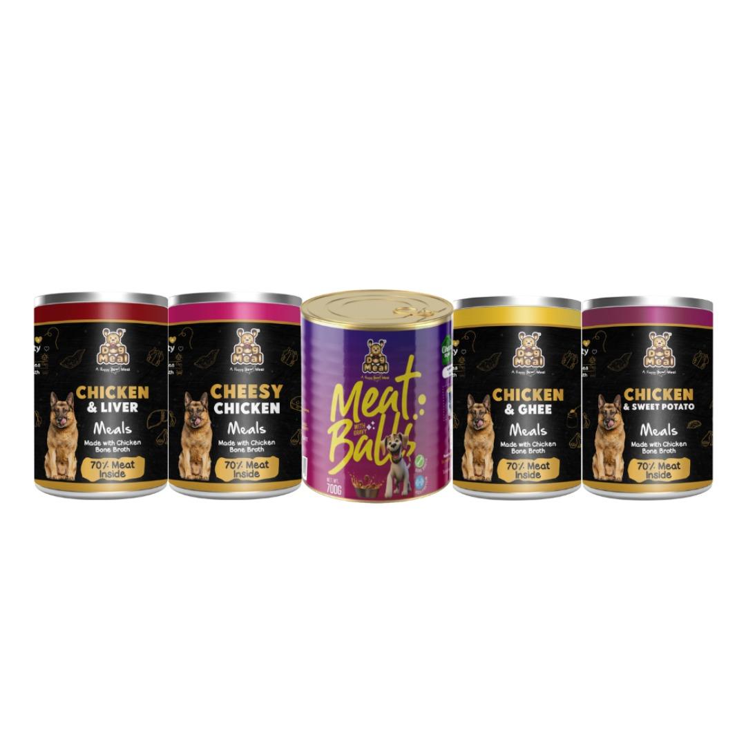 Dog Meal Premium Combo Pack 5 425g/4Can 700g/Can