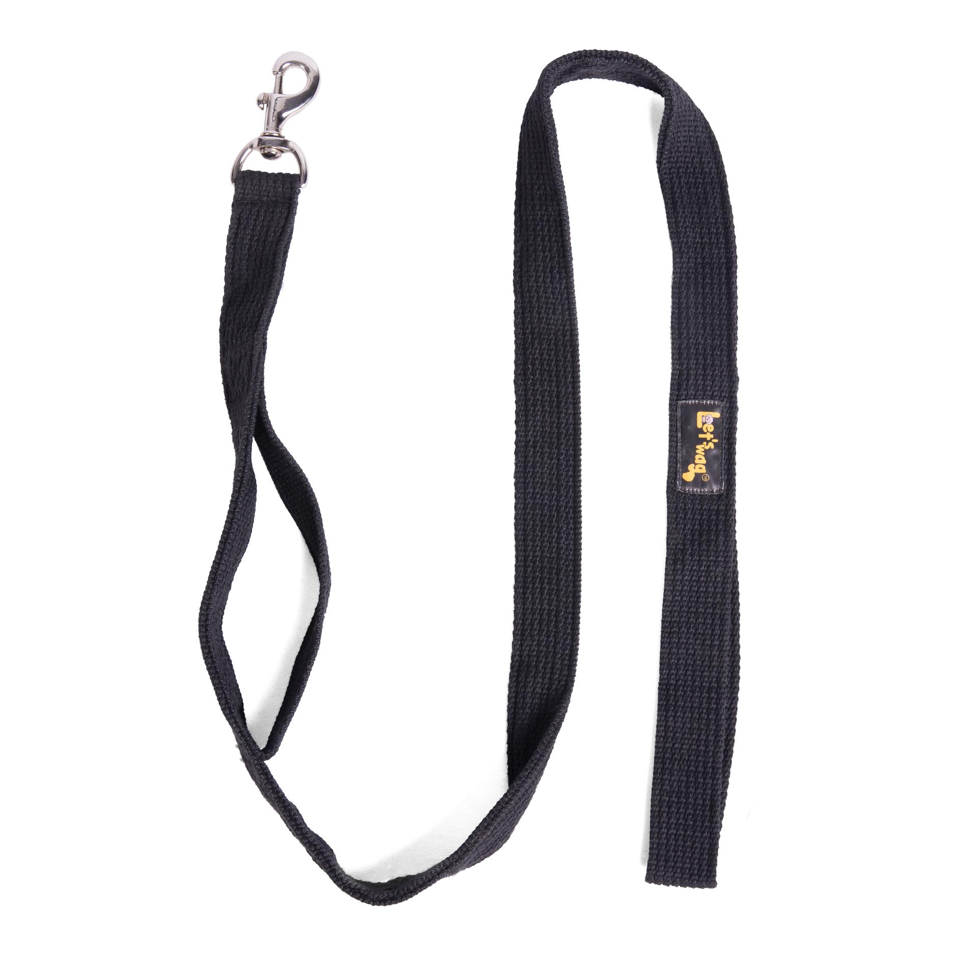 Double Handle Leash - Black