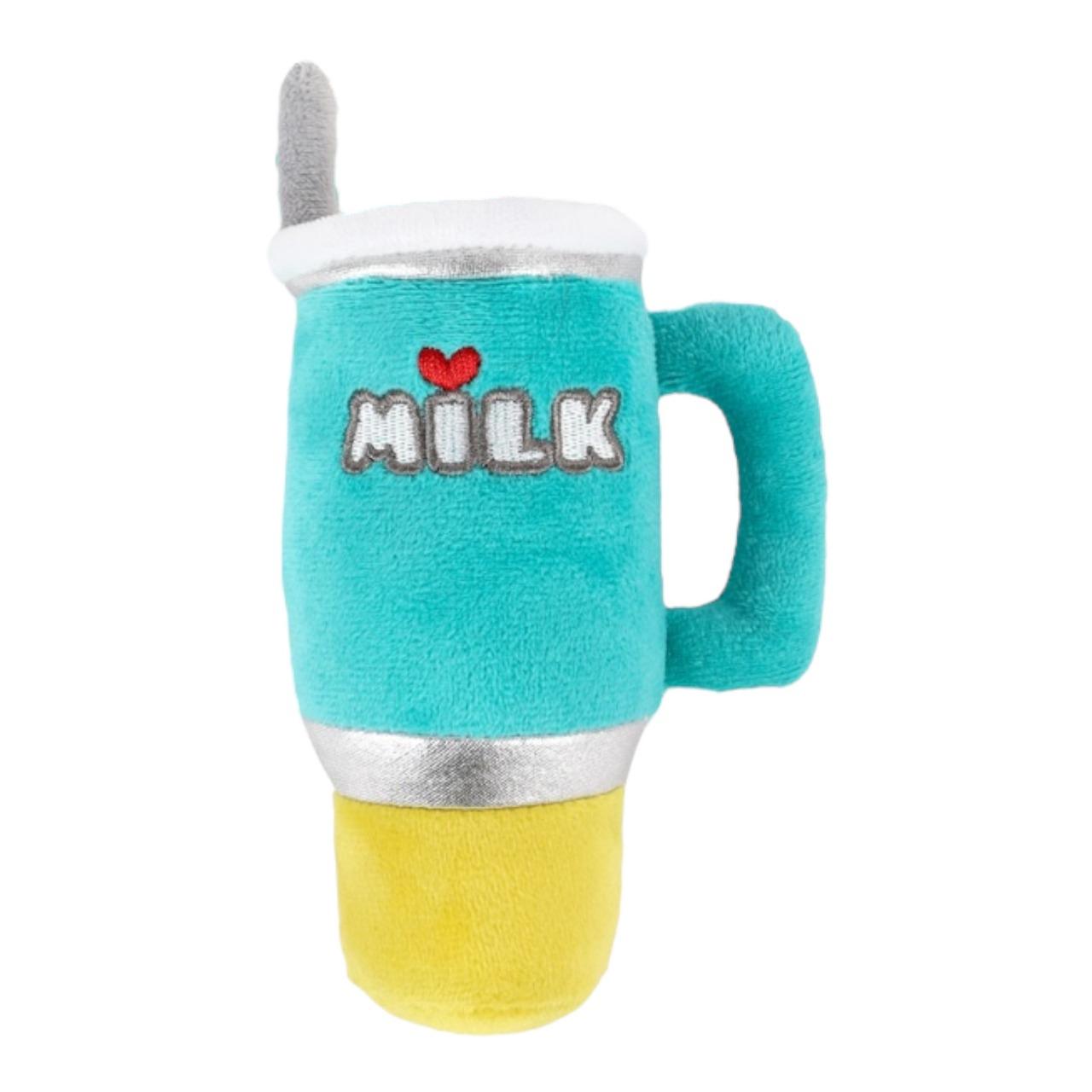 Milk Mug Plush Toy for Dogs