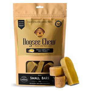 Dogsee Himalayan Yak Cheese Dog Chews with Turmeric (Small - 3 Chews) - 100g | Hip & Joint Health Support for Dogs | Rich in Protein & Calcium | Premium Dog Dental Chews