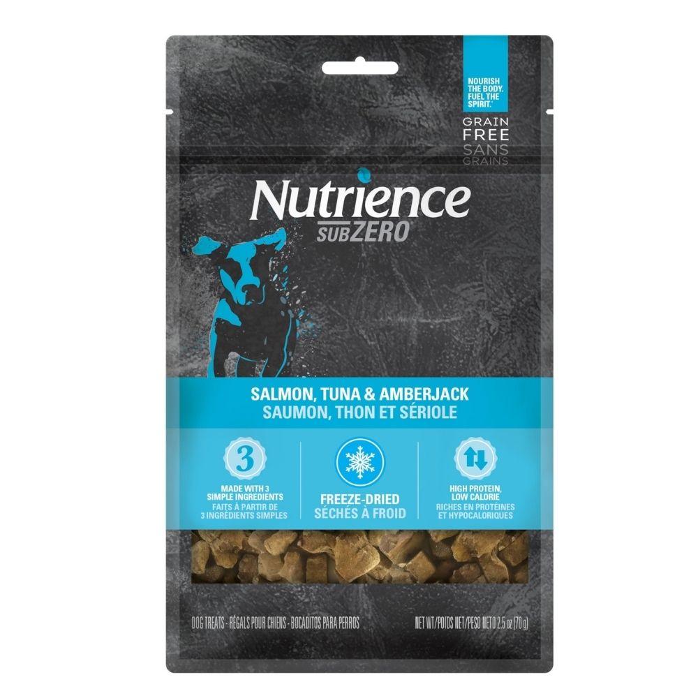Nutrience Grain Free SubZero Treats – Salmon, Tuna & Amberjack – 70 g (2.5 oz)