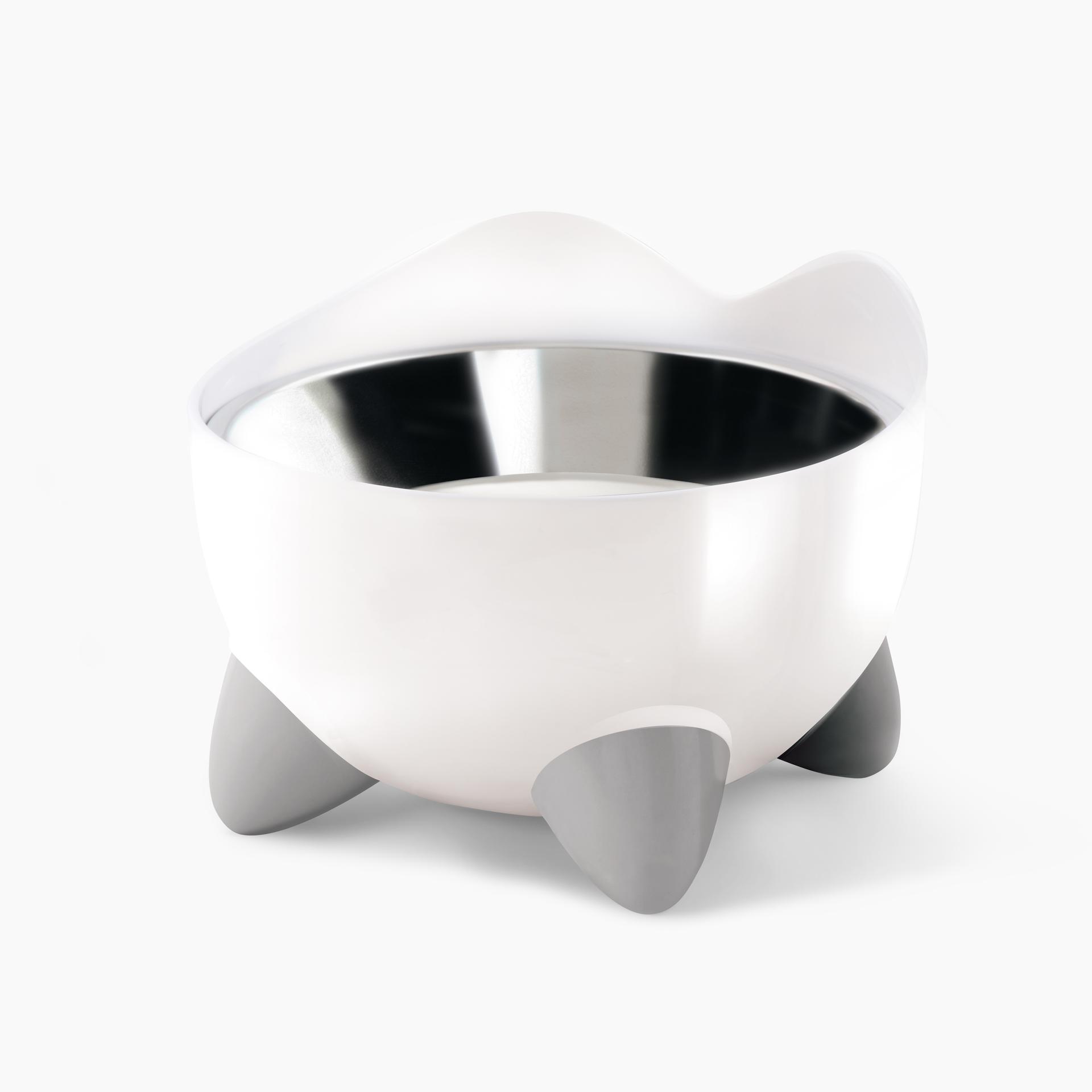 Catit CT Pixi Elevated Feeding Dish, White