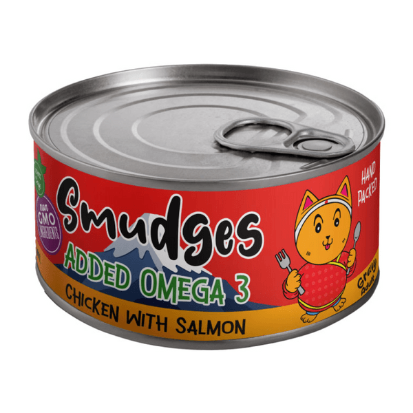 Smudges Adult Cat Chicken With Salmon In Gravy