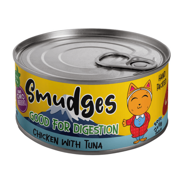 Smudges Adult Cat Chicken Flakes With Tuna In Soft Jelly