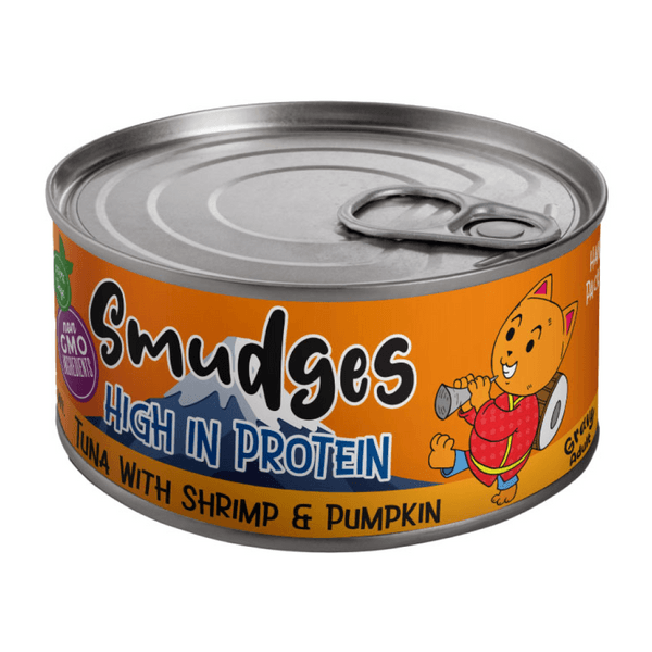 Smudges Adult Cat Tuna Flakes With Shrimp & Pumpkin in Gravy
