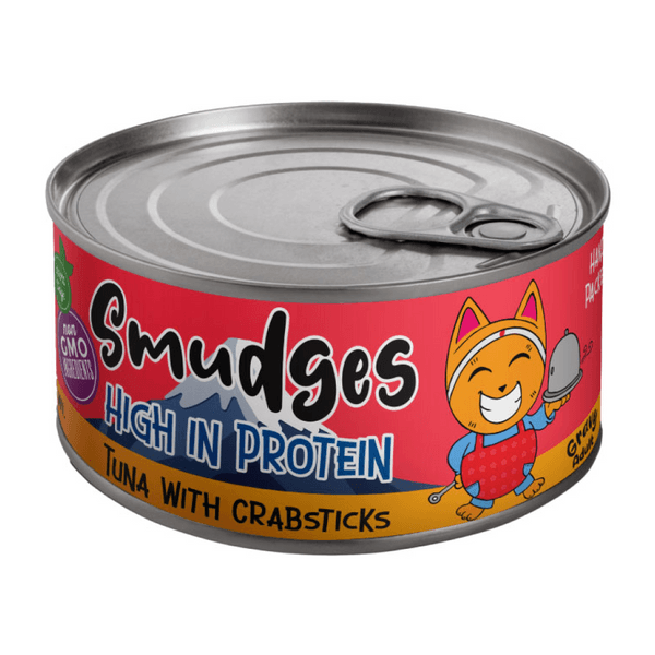 Smudges Adult Cat Tuna with Crabsticks in Gravy