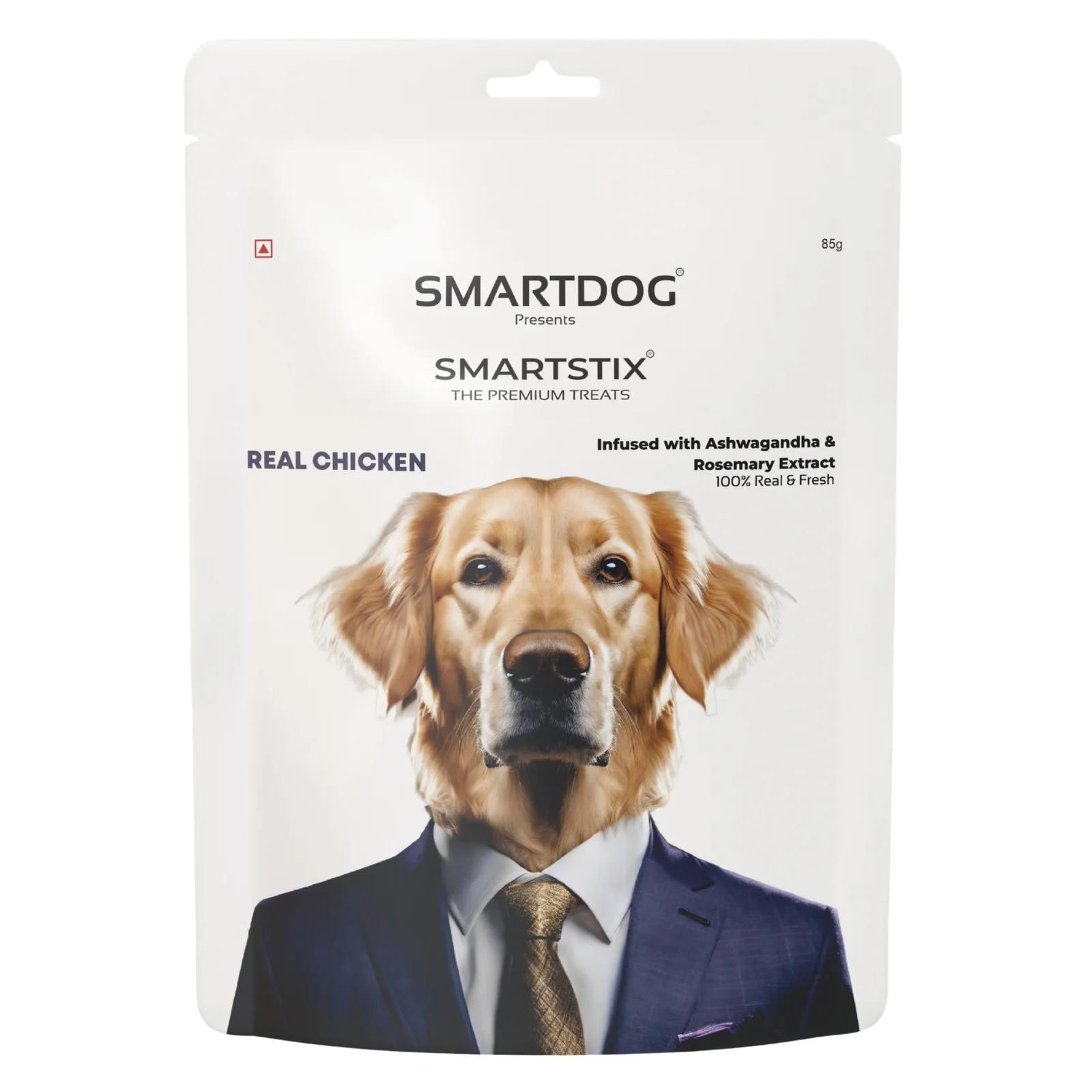 SmartStix Real Chicken Dog Treats 85g
