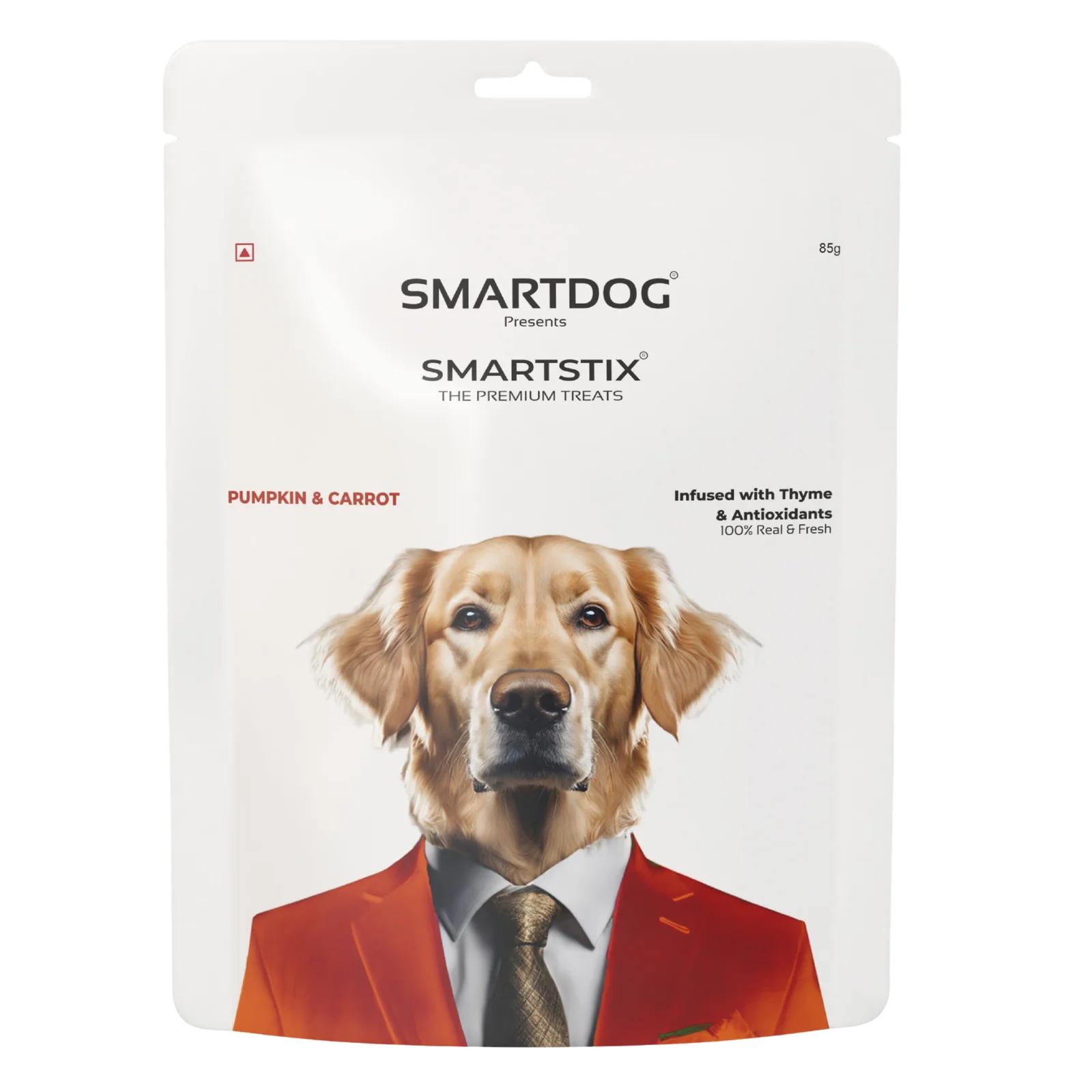 SmartStix Pumpkin & Carrot Dog Treats 85g