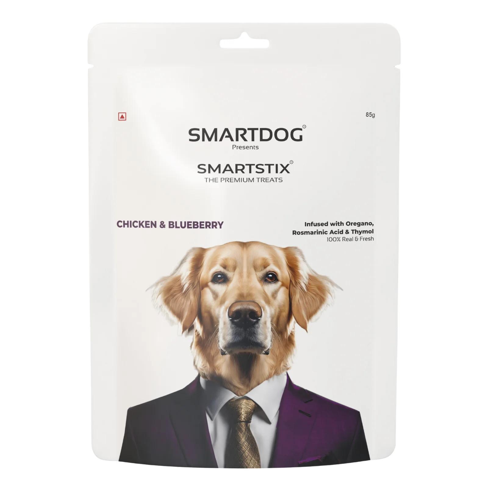 SmartStix Chicken And Blueberry Treats 85g